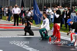 Sebastian Vettel (GER) Aston Martin F1 Team on the grid. 27.06.2021. Formula 1 World Championship, Rd 8, Steiermark Grand Prix, Spielberg, Austria, Race Day.