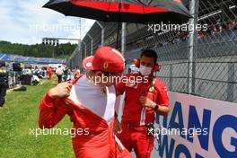 Charles Leclerc (MON) Ferrari on the grid. 27.06.2021. Formula 1 World Championship, Rd 8, Steiermark Grand Prix, Spielberg, Austria, Race Day.
