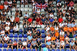 Circuit atmosphere - fans in the grandstand. 27.06.2021. Formula 1 World Championship, Rd 8, Steiermark Grand Prix, Spielberg, Austria, Race Day.