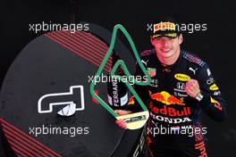 Race winner Max Verstappen (NLD) Red Bull Racing celebrates on the podium. 27.06.2021. Formula 1 World Championship, Rd 8, Steiermark Grand Prix, Spielberg, Austria, Race Day.