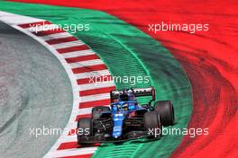 Fernando Alonso (ESP) Alpine F1 Team A521. 27.06.2021. Formula 1 World Championship, Rd 8, Steiermark Grand Prix, Spielberg, Austria, Race Day.