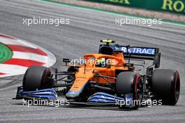 Lando Norris (GBR) McLaren MCL35M. 26.06.2021. Formula 1 World Championship, Rd 8, Steiermark Grand Prix, Spielberg, Austria, Qualifying Day.
