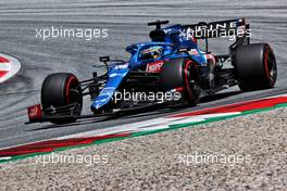 Fernando Alonso (ESP) Alpine F1 Team A521. 26.06.2021. Formula 1 World Championship, Rd 8, Steiermark Grand Prix, Spielberg, Austria, Qualifying Day.