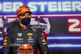 Max Verstappen (NLD) Red Bull Racing in the post qualifying FIA Press Conference. 26.06.2021. Formula 1 World Championship, Rd 8, Steiermark Grand Prix, Spielberg, Austria, Qualifying Day.
