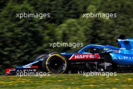 Fernando Alonso (ESP) Alpine F1 Team A521. 26.06.2021. Formula 1 World Championship, Rd 8, Steiermark Grand Prix, Spielberg, Austria, Qualifying Day.