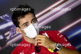 Charles Leclerc (MON) Ferrari in the FIA Press Conference. 24.06.2021. Formula 1 World Championship, Rd 8, Steiermark Grand Prix, Spielberg, Austria, Preparation Day.