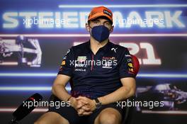 Max Verstappen (NLD) Red Bull Racing in the FIA Press Conference. 24.06.2021. Formula 1 World Championship, Rd 8, Steiermark Grand Prix, Spielberg, Austria, Preparation Day.