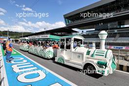 Circuit atmosphere - pit lane train for three day ticket holders. 24.06.2021. Formula 1 World Championship, Rd 8, Steiermark Grand Prix, Spielberg, Austria, Preparation Day.