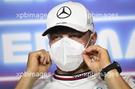 Valtteri Bottas (FIN) Mercedes AMG F1 in the FIA Press Conference. 24.06.2021. Formula 1 World Championship, Rd 8, Steiermark Grand Prix, Spielberg, Austria, Preparation Day.
