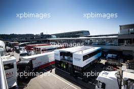 Paddock atmosphere - set up - Williams Racing trucks. 23.06.2021. Formula 1 World Championship, Rd 8, Steiermark Grand Prix, Spielberg, Austria, Preparation Day.