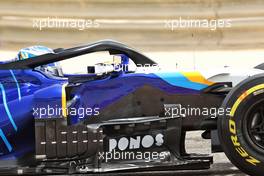 Roy Nissany (ISR) Williams Racing FW43B Development Driver - sidepod detail. 12.03.2021. Formula 1 Testing, Sakhir, Bahrain, Day One.