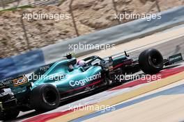 Sebastian Vettel (GER) Aston Martin F1 Team AMR21. 12.03.2021. Formula 1 Testing, Sakhir, Bahrain, Day One.