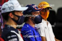 Fernando Alonso (ESP) Alpine F1 Team in the FIA Press Conference. 12.03.2021. Formula 1 Testing, Sakhir, Bahrain, Day One.
