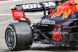 Max Verstappen (NLD) Red Bull Racing RB16B - rear wing detail. 12.03.2021. Formula 1 Testing, Sakhir, Bahrain, Day One.