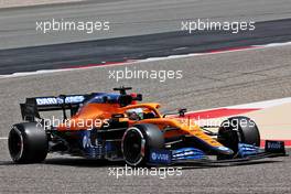 Daniel Ricciardo (AUS) McLaren MCL35M. 12.03.2021. Formula 1 Testing, Sakhir, Bahrain, Day One.