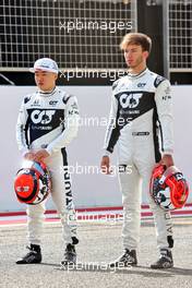 (L to R): Yuki Tsunoda (JPN) AlphaTauri and Pierre Gasly (FRA) AlphaTauri. 12.03.2021. Formula 1 Testing, Sakhir, Bahrain, Day One.