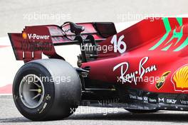 Charles Leclerc (MON) Ferrari SF-21 - rear wing detail. 12.03.2021. Formula 1 Testing, Sakhir, Bahrain, Day One.