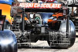 McLaren MCL35M rear wing detail. 12.03.2021. Formula 1 Testing, Sakhir, Bahrain, Day One.