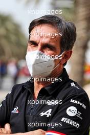 Davide Brivio (ITA) Alpine F1 Team Racing Director. 11.03.2021. Formula 1 Testing, Sakhir, Bahrain, Media Day.