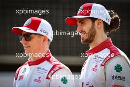 Antonio Giovinazzi (ITA), Alfa Romeo Racing and Kimi Raikkonen (FIN), Alfa Romeo Racing  12.03.2021. Formula 1 Testing, Sakhir, Bahrain, Day One.
