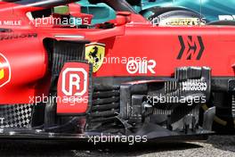 Ferrari SF-21 sidepod detail. 12.03.2021. Formula 1 Testing, Sakhir, Bahrain, Day One.