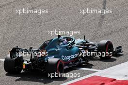 Sebastian Vettel (GER) Aston Martin F1 Team AMR21. 12.03.2021. Formula 1 Testing, Sakhir, Bahrain, Day One.