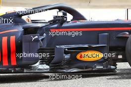 Max Verstappen (NLD) Red Bull Racing RB16B - sidepod detail. 12.03.2021. Formula 1 Testing, Sakhir, Bahrain, Day One.