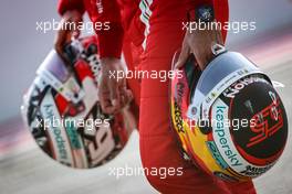ca and Charles Leclerc (FRA), Scuderia Ferrari  12.03.2021. Formula 1 Testing, Sakhir, Bahrain, Day One.