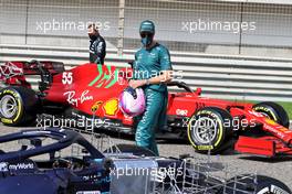 Sebastian Vettel (GER) Aston Martin F1 Team. 12.03.2021. Formula 1 Testing, Sakhir, Bahrain, Day One.