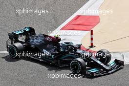 Valtteri Bottas (FIN) Mercedes AMG F1 W12. 12.03.2021. Formula 1 Testing, Sakhir, Bahrain, Day One.