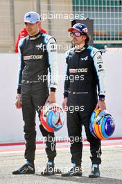 Esteban Ocon (FRA) Alpine F1 Team and Fernando Alonso (ESP) Alpine F1 Team. 12.03.2021. Formula 1 Testing, Sakhir, Bahrain, Day One.