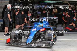 Fernando Alonso (ESP) Alpine F1 Team A521 leaves the pits. 13.03.2021. Formula 1 Testing, Sakhir, Bahrain, Day Two.