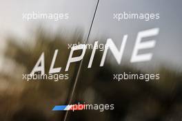 Alpine F1 Team logo. 13.03.2021. Formula 1 Testing, Sakhir, Bahrain, Day Two.