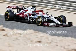 Kimi Raikkonen (FIN) Alfa Romeo Racing C41. 14.03.2021. Formula 1 Testing, Sakhir, Bahrain, Day Three.