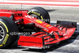 Charles Leclerc (MON) Ferrari SF-21 - front wing. 14.03.2021. Formula 1 Testing, Sakhir, Bahrain, Day Three.