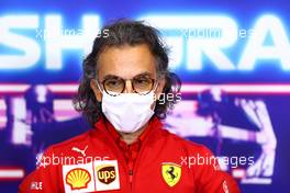 Laurent Mekies (FRA) Ferrari Sporting Director in the FIA Press Conference. 08.10.2021 Formula 1 World Championship, Rd 16, Turkish Grand Prix, Istanbul, Turkey, Practice Day.