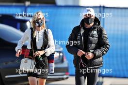 Valtteri Bottas (FIN) Mercedes AMG F1 with his girlfriend Tiffany Cromwell (AUS) Professional Cyclist. 08.10.2021 Formula 1 World Championship, Rd 16, Turkish Grand Prix, Istanbul, Turkey, Practice Day.