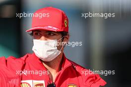Carlos Sainz Jr (ESP) Ferrari. 08.10.2021 Formula 1 World Championship, Rd 16, Turkish Grand Prix, Istanbul, Turkey, Practice Day.