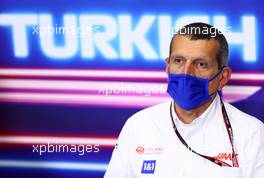 Guenther Steiner (ITA) Haas F1 Team Prinicipal in the FIA Press Conference. 08.10.2021 Formula 1 World Championship, Rd 16, Turkish Grand Prix, Istanbul, Turkey, Practice Day.
