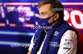 Jost Capito (GER) Williams Racing Chief Executive Officer in the FIA Press Conference. 08.10.2021 Formula 1 World Championship, Rd 16, Turkish Grand Prix, Istanbul, Turkey, Practice Day.