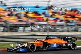 Lando Norris (GBR) McLaren MCL35M. 08.10.2021 Formula 1 World Championship, Rd 16, Turkish Grand Prix, Istanbul, Turkey, Practice Day.