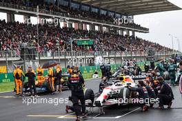 Sergio Perez (MEX) Red Bull Racing RB16B on the grid. 10.10.2021. Formula 1 World Championship, Rd 16, Turkish Grand Prix, Istanbul, Turkey, Race Day.