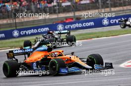 Lando Norris (GBR) McLaren MCL35M. 10.10.2021. Formula 1 World Championship, Rd 16, Turkish Grand Prix, Istanbul, Turkey, Race Day.