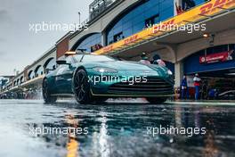 Aston Martin FIA Safety Car in the pits. 09.10.2021. Formula 1 World Championship, Rd 16, Turkish Grand Prix, Istanbul, Turkey, Qualifying Day.