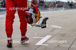Carlos Sainz Jr (ESP) Ferrari - helmet. 09.10.2021. Formula 1 World Championship, Rd 16, Turkish Grand Prix, Istanbul, Turkey, Qualifying Day.
