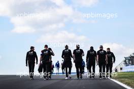 Esteban Ocon (FRA) Alpine F1 Team walks the circuit with the team. 07.10.2021. Formula 1 World Championship, Rd 16, Turkish Grand Prix, Istanbul, Turkey, Preparation Day.