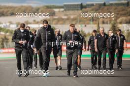 Esteban Ocon (FRA) Alpine F1 Team walks the circuit with the team. 07.10.2021. Formula 1 World Championship, Rd 16, Turkish Grand Prix, Istanbul, Turkey, Preparation Day.