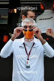 Jahm Najafi (USA) Chairman/CEO of The Najafi Companies and McLaren Vice-Chairman. 10.12.2021. Formula 1 World Championship, Rd 22, Abu Dhabi Grand Prix, Yas Marina Circuit, Abu Dhabi, Practice Day.