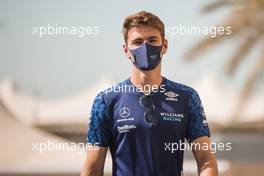 Logan Sargeant (USA) Williams Racing Academy Driver. 10.12.2021. Formula 1 World Championship, Rd 22, Abu Dhabi Grand Prix, Yas Marina Circuit, Abu Dhabi, Practice Day.