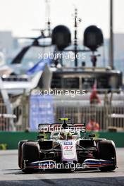 Mick Schumacher (GER) Haas VF-21. 10.12.2021. Formula 1 World Championship, Rd 22, Abu Dhabi Grand Prix, Yas Marina Circuit, Abu Dhabi, Practice Day.